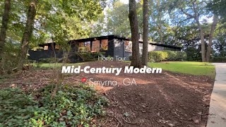 Midcentury Modern Home Tour in Smyrna Ga [upl. by Mandych]