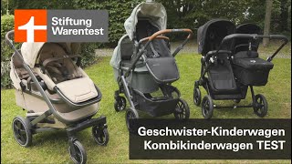 Test Kinderwagen 2023 Kaufberatung Geschwister und Zwillingskinderwagen amp Kombikinderwagen [upl. by Anaehr]