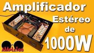 Amplificador zener estéreo de 1000 watts [upl. by Yffub]