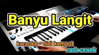 banyu langit  didi kempot  Karaoke Lirik Tanpa vocal by jampang pbg  psrs670 [upl. by Coppinger]