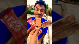 Dairy milk chocolate 🍫 aur parle G biscuit 🍪pufflollipopprankbiglollipopfunnyshortsfeed [upl. by Arihay]