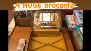 A VISIT TO A BROCANTE FRENCH SUMMER BROCANTE [upl. by Nylirad777]