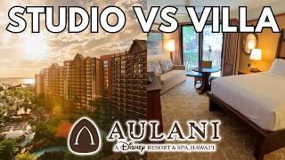 Disneys Aulani Deluxe Studio amp 1 Bedroom Villa Room Resort Tour [upl. by Initirb]