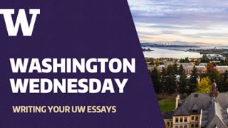 Tips for your UW freshman application essay [upl. by Assilev]