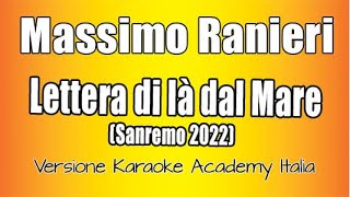 Massimo Ranieri  Lettera di là dal mare Versione Karaoke Academy Italia [upl. by Cindy]