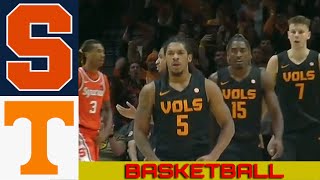 SYRACUSE vs 3 TENNESSEE Basketball Game Full Highlights 2024 [upl. by Lu]