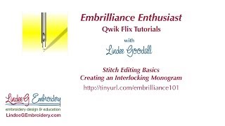 How to Customize a Monogram in Embrilliance Enthusiast [upl. by Nireves]