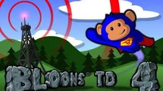 Bloons Tower Defense 4 Full Gameplay Walkthrough [upl. by Furey]