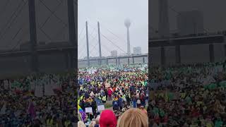 NRW bleib sozial  Demonstration gegen die Sparmassnahmen von NRW Minister Wüst im Sozialen [upl. by Vogele]