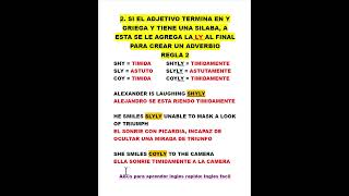 DE ADJETIVOS A ADVERBIOS EN INGLES 2 [upl. by Sower]