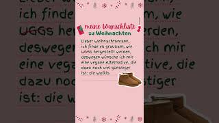 Lieber Weihnachtsmann  meine Wunschliste zu Weihnachten eine vegane amp günstige UGGs Alternative [upl. by Sverre211]