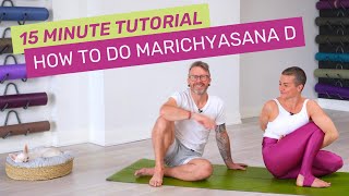 How to do Marichyasana D in Ashtanga Yoga [upl. by Tahpos623]