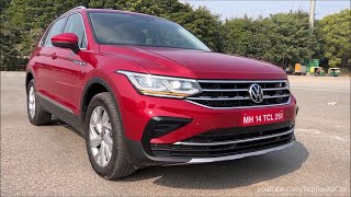 Volkswagen Tiguan 4Motion 2022 ₹32 lakh  Reallife review [upl. by Nodroj719]