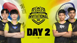 HINDI BGMI INDIA  KOREA INVITATIONAL  DAY 2 [upl. by Haughay365]