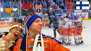 Back in Finland for the Finnish Liiga Finals Pelicans vs Tappara GAME 2 HOCKEY [upl. by Jimmie]