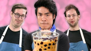 The Try Guys Make Boba Without A Recipe [upl. by Corabella]