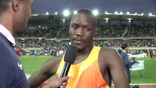 Letsile Tebogo Wins Diamond League 200m in Lausanne [upl. by Cammi668]