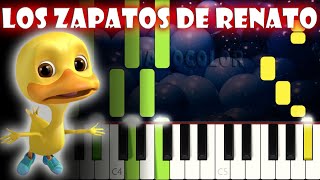 Los Zapatos de Renato  Piano Cover  Tutorial  Karaoke [upl. by Vel]