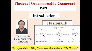 Fluxional Organometallic Compound Part1 Organometallic Chemistry Fluxionality MSc NETJRF GATE [upl. by Millicent]