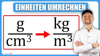 Was ist 1 gcm³ in kgm³  Einheiten umrechnen Dichte [upl. by Augustine]