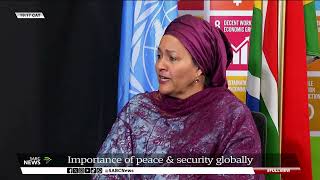 Peace and Security  UN Deputy Secretary General Amina Mohameds EXCLUSIVE interview [upl. by Helge901]