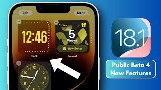 iOS 181 Public Beta 4 is OUT with NEW FEATURES [upl. by Eirret]