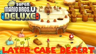 PUTTING LAYER CAKE DESERT IN THE GARBAGE New Super Mario Bros U Deluxe  Part 2 [upl. by Nayhr]