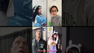 You Choose ABC or D abcd duet reaction funny kikakim ytshorts ytshortsvideo 4comedy funny [upl. by Naehs]