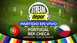 PORTUGAL 2  1 REPÚBLICA CHECA  EUROCOPA 2024  Goles Reacción y Comentarios [upl. by Freudberg]