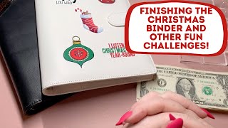 We did it Finishing the Christmas Binder Working Through Other Fun Challenges Reupload [upl. by Anerom]