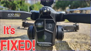 I Successfully Fixed The Camera On The K10 Max Drone [upl. by Tobie346]