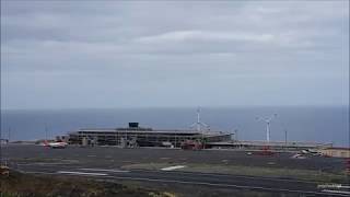 Planespotting at La Palma Airport Canary Islands  Aeropuerto de Santa Cruz de la Palma [upl. by Sheaff]