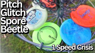 Having a Crisis reviewing 1 Speed Discs  DISC GOLF [upl. by Novi]