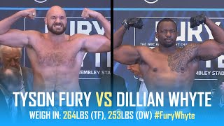 🥊 TYSON FURY VS DILLIAN WHYTE  WEIGH IN REACTION amp IN DEPTH PSYCHOLOGICAL BREAKDOWN 🥊 [upl. by Audwin]