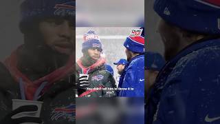 Keon Coleman Asks Josh Allen About His Historic Touchdown 🤯🔥joshallen keoncoleman buffalobills [upl. by Atnima238]