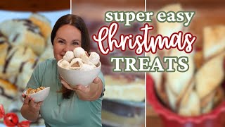 QUICK amp EASY Christmas TREATS  No Stress Holiday Treats [upl. by Audie]