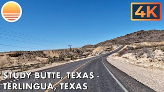 Study Butte Texas to Terlingua Ghost Town Texas Drive with me [upl. by Dudley]