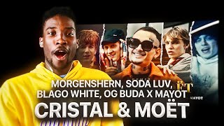 ИНОСТРАНЕЦ СЛУШАЕТ MORGENSHTERN SODA LUV BLAGO WHITE OG BUDA MAYOT  CRISTAL amp МОЁТ  РЕАКЦИЯ [upl. by Enitsuga]