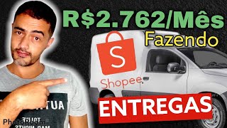 ENTREGAS PARA SHOPEE COMO SER ENTREGADOR DA SHOPEE VAGAS PARA TODO O BRASIL [upl. by Ohce]