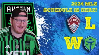 Austin FCs 2024 Schedule is HERE [upl. by Liris]