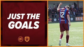 JUST THE GOALS  Stenhousemuir 21 Arbroath [upl. by Adil524]