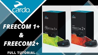 Cardo FREECOM1 and FREECOM2 Complete Tutorial [upl. by Azarria]