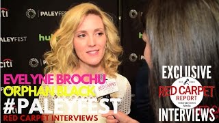 Evelyne Brochu interviewed at BBC America’s Orphan Black PaleyFest Event CloneClub [upl. by Ellenaej502]