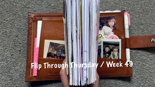 Flip Through Thursday  Week 49  December 2024  Pink Planner Girl [upl. by Aserehc756]