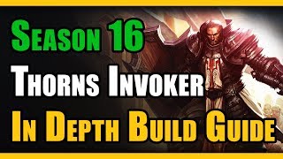 Diablo 3 Crusader Thorns Invoker in Depth Build Guide Season 16 264 [upl. by Corette]