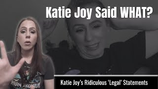 Katie Joy Contradictions Lies amp Misinterpretation Of The Law  woacb [upl. by Llehsal]