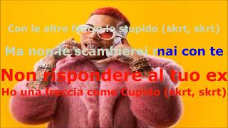 SFERA EBBASTA  CUPIDO Audio e Testo Karaoke [upl. by Bernete]