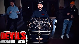 OPENING THE DEVILS DYBBUK BOX  OVERNIGHT in HAUNTED PYTHIAN CASTLE [upl. by Dollie254]