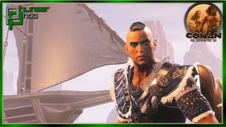 FINDING AMAZING CAMPS TO FARM FOR THRALLS Conan Exiles 9 [upl. by Olsen]