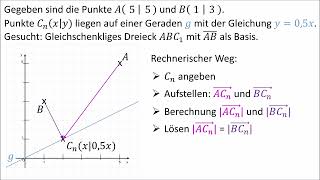 Gleichschenkliges Dreieck im Kosys berechnen [upl. by Anuahsat]